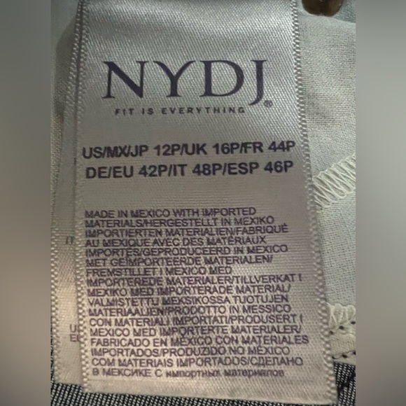 NYDJ | women’s GIRLFRIEND cut. Size: 12P - Picture 11 of 14